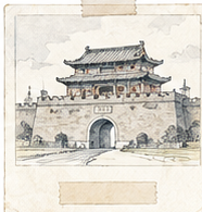 广济门和古城墙图片占位